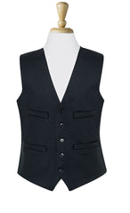 Brook Taverner Black Waistcoat | Black