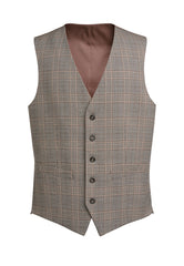 Brook Taverner Emilio Waistcoat | Green Chk