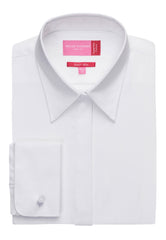 Brook Taverner Villeta Blouse | White Herringbone