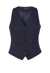 Brook Taverner Luna Waistcoat | Navy