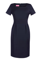 Brook Taverner Bordeaux Dress | Navy