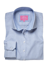 Brook Taverner Mirabel Shirt | Grey Strp.