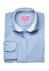 Brook Taverner Mirabel Shirt | Grey Strp.