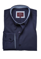 Brook Taverner Lawrence Shirt | Grey Strp.