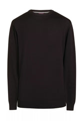Brook Taverner Jackson Crew Neck Jumper | Charcoal