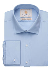 Brook Taverner Chelford Shirt | Blue Poplin