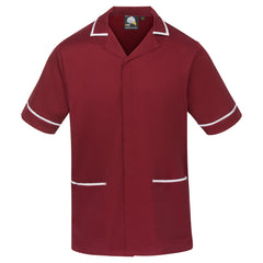 Darwin Male Tunic | Maroon-White