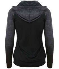 JC058 Black/Black Slate Melange Back