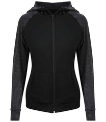 JC058 Black/Black Slate Melange Front