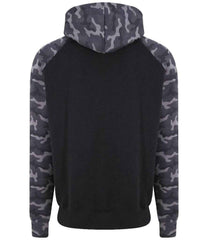 JH009 Solid Black/Black Camo Back