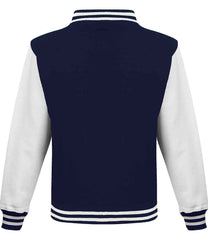 JH043 Oxford Navy/White Back