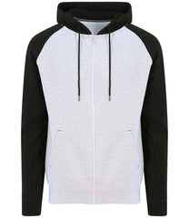 JH063 Heather Grey/Jet Black Front