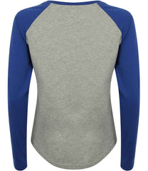 SK271 Heather Grey/Royal Back