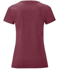SS721 Heather Burgundy Back