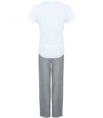 TC53 White/Heather Grey Back