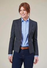 Brook Taverner Alegra Jacket | Navy Check