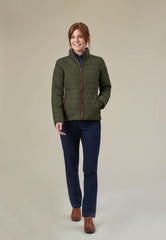 Brook Taverner Alma Premium Quilted Jacket | Olive