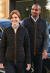 Brook Taverner Tampa Premium Quilted Gilet | Navy