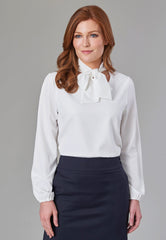 Brook Taverner Andria Blouse | White