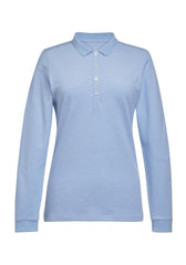 Brook Taverner Anna Premium Cotton Polo | Sky Marl
