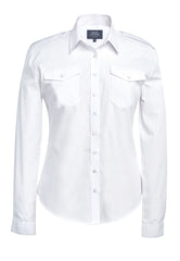 Brook Taverner Athena Pilot Shirt | White