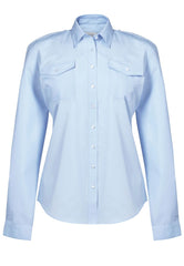 Brook Taverner Athena Pilot Shirt | Blue