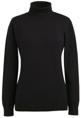 Brook Taverner Athens Rollneck Jumper | Charcoal