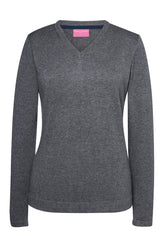 Brook Taverner Atlanta V-neck Jumper | Black