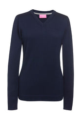 Brook Taverner Atlanta V-neck Jumper | Black