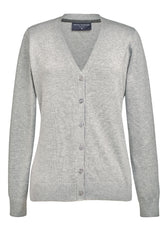 Brook Taverner Augusta V-neck Cardigan | Silver