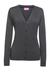 Brook Taverner Augusta V-neck Cardigan | Charcoal