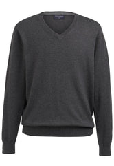 Brook Taverner Berlin V-Neck Jumper | Charcoal