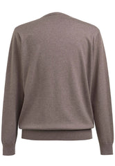 Brook Taverner Berlin V-Neck Jumper | Charcoal