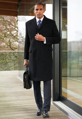 Brook Taverner Bond Overcoat | Black