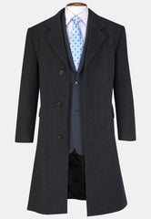 Brook Taverner Bond Overcoat | Grey