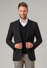 Brook Taverner Boston V-neck Jumper | Silver