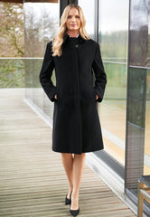 Brook Taverner Burlington Overcoat | Navy