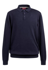 Brook Taverner Casper Knit Polo | Black