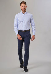 Brook Taverner Cassino Trouser | Navy Check
