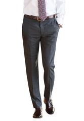 Brook Taverner Cassino Trouser | Navy Check