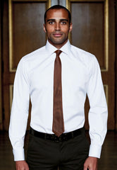 Brook Taverner Chester Shirt | Blue Poplin