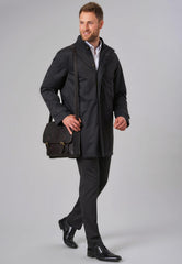 Brook Taverner Chicago Raincoat | Navy