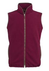 Brook Taverner Cincinnati Premium Fleece Gilet | Gunmetal