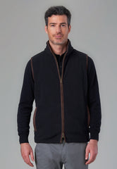 Brook Taverner Cincinnati Premium Fleece Gilet | Fig