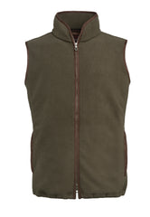 Brook Taverner Cincinnati Premium Fleece Gilet | Gunmetal