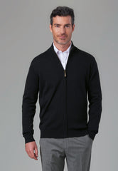 Brook Taverner Columbus Full Zip Cardigan | Navy