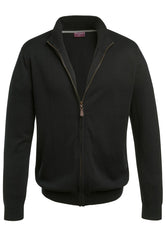 Brook Taverner Columbus Full Zip Cardigan | Charcoal