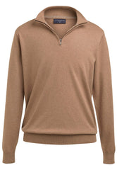 Brook Taverner Copenhagen 1/4 Zip Jumper | Charcoal