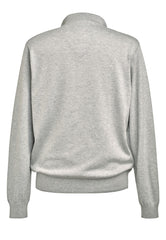 Brook Taverner Dallas 1/4 zip Jumper | Silver