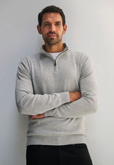 Brook Taverner Dallas 1/4 zip Jumper | Black
